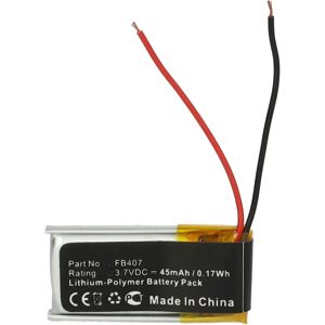 vhbw Fitbit Alta Smartwatch Battery - 45mAh Li-Polymer Replacement vhbw Fitbit Alta Smartwatch Battery - 45mAh Li-Polymer Replacement