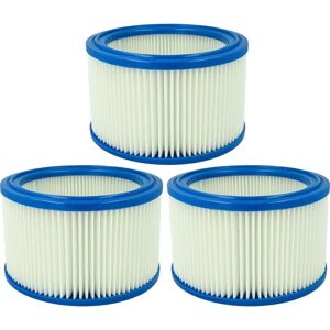 VHBW - 3x Filter Element - Compatible with Fein SQ 450-21 Vacuum Cleaner - White / Blue VHBW - 3x Filter Element - Compatible with Fein SQ 450-21 Vacuum Cleaner - White / Blue