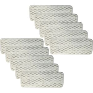 Vhbw Vileda Easy Twist Microfiber Mop Covers - White/Grey Vhbw Vileda Easy Twist Microfiber Mop Covers - White/Grey