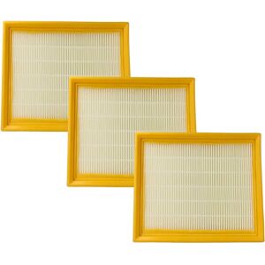 vhbw - 3x Vacuum Filter - Yellow and White - Vacuum Filter vhbw - 3x Vacuum Filter - Yellow and White - Vacuum Filter