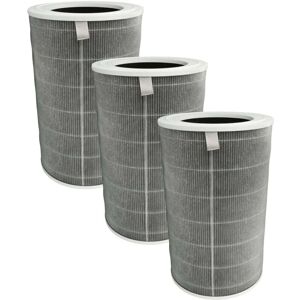 vhbw 3x Activated Carbon Filter for Xiaomi Smart Air Purifier 4 Pro - H12 Air Filter Grey White vhbw 3x Activated Carbon Filter for Xiaomi Smart Air Purifier 4 Pro - H12 Air Filter Grey White