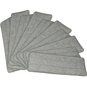 vhbw 10x Mop Cover for Clean Maxx 09996 - Replacement Head, Polyester Grey White vhbw 10x Mop Cover for Clean Maxx 09996 - Replacement Head, Polyester Grey White