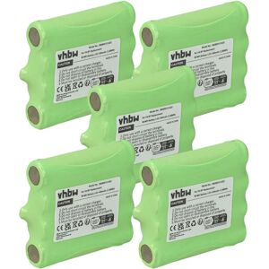 vhbw Audioline PMR Easy 012 Batteries - 5x NiMH 600mAh vhbw Audioline PMR Easy 012 Batteries - 5x NiMH 600mAh