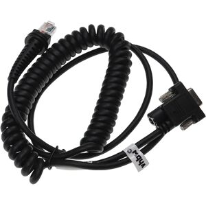 vhbw Data Cable RJ45 Male to RS232 Female - Spiral, 3 m, Black - Barcode Scanner vhbw Data Cable RJ45 Male to RS232 Female - Spiral, 3 m, Black - Barcode Scanner