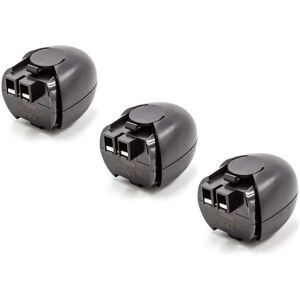 Vhbw - Metabo Powermaxx Basic Battery Set - 3x NiMH 1500mAh - Black Vhbw - Metabo Powermaxx Basic Battery Set - 3x NiMH 1500mAh - Black