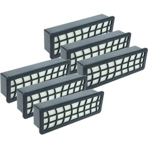 vhbw Zelmer Vacuum HEPA Filter Set - 6 Filters - Black White vhbw Zelmer Vacuum HEPA Filter Set - 6 Filters - Black White