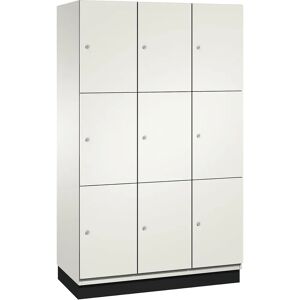 Armoire en acier C+P - 9 Compartiments, Avec serrure Armoire en acier C+P - 9 Compartiments, Avec serrure