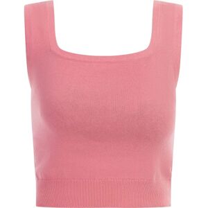 myMo Roze Gebreide Tanktop - Tanktop myMo Roze Gebreide Tanktop - Tanktop