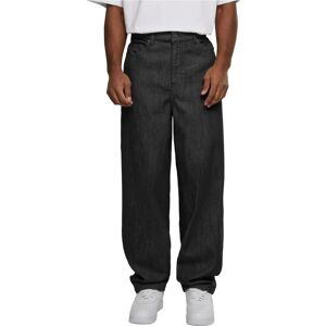 Urban Classics Pantaloni relaxați negri spălați cu acid din anii '90 Urban Classics Pantaloni relaxați negri spălați cu acid din anii '90