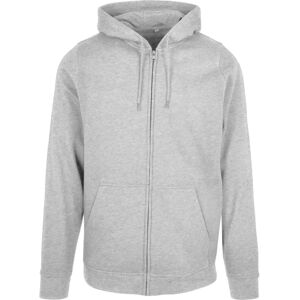 Build Your Brand Basic Zip Hoody - Unisex, Grå, Large - Zip Hoody Build Your Brand Basic Zip Hoody - Unisex, Grå, Large - Zip Hoody