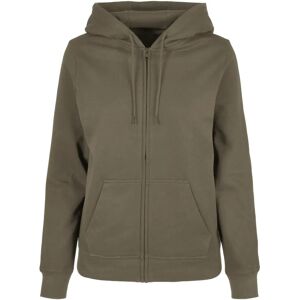 Build Your Brand Sweat à capuche olive - Basique, Zip, Coupe régulière - Publicité Build Your Brand Sweat à capuche olive - Basique, Zip, Coupe régulière - Publicité