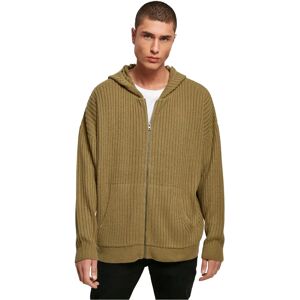 Urban Classics M Loose Fit Ribbed Knit Zip Hoodie - Hoodie Urban Classics M Loose Fit Ribbed Knit Zip Hoodie - Hoodie