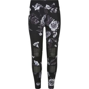 Urban Classics Piger Tech Mesh AOP Leggings - Piger - Sort - Leggings Urban Classics Piger Tech Mesh AOP Leggings - Piger - Sort - Leggings