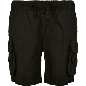 Letnie spodenki cargo Urban Classics - Podwójna kieszeń, czarne, 158/164 - Szorty Letnie spodenki cargo Urban Classics - Podwójna kieszeń, czarne, 158/164 - Szorty