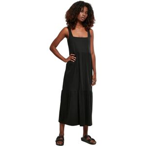 Urban Classics Ladies 7/8 Length Valance Summer Dress (TB4784) - black Urban Classics Ladies 7/8 Length Valance Summer Dress (TB4784) - black