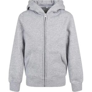 Build Your Brand Økologisk Børne-Hættetrøje - Unisex, Grå, Flere Størrelser Build Your Brand Økologisk Børne-Hættetrøje - Unisex, Grå, Flere Størrelser