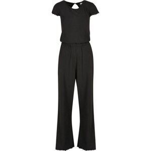 URBAN CLASSICS Damen Rib Wid Leg Jumpsuit - Jumpsuit URBAN CLASSICS Damen Rib Wid Leg Jumpsuit - Jumpsuit