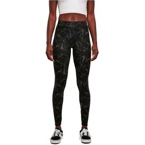 Urban Classics Damen Damen Soft AOP Leggings - Leggings - Schwarz Urban Classics Damen Damen Soft AOP Leggings - Leggings - Schwarz
