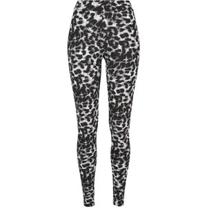 Urban Classics XS Black Allover Print Leggings - Leggings Urban Classics XS Black Allover Print Leggings - Leggings