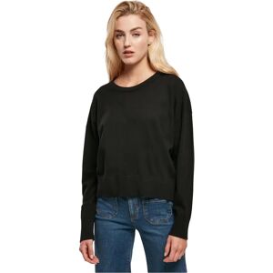 Urban Classics XXL Zwart Eco Viscose Oversized Trui - Trui Urban Classics XXL Zwart Eco Viscose Oversized Trui - Trui