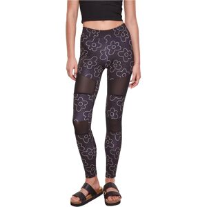 Urban Classics Damen Tech Mesh AOP Leggings - Leggings Urban Classics Damen Tech Mesh AOP Leggings - Leggings