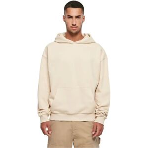 Build Your Brand Beige Heavy Cotton Hoodie - Hoodie Build Your Brand Beige Heavy Cotton Hoodie - Hoodie