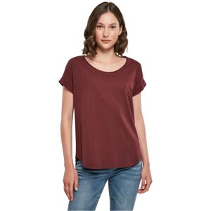 Build Your Brand Długi Slub T-Shirt - Kobieta Mężczyzna Czerwony 4XL Build Your Brand Długi Slub T-Shirt - Kobieta Mężczyzna Czerwony 4XL