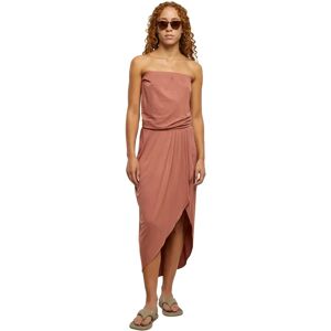 Rochie Bandeau din Viscose pentru Femei Urban Classics (TB1508) - teracotă Rochie Bandeau din Viscose pentru Femei Urban Classics (TB1508) - teracotă