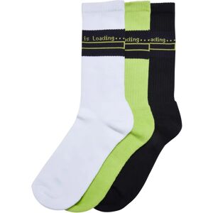 Urban Classics Loading Socks 3-Pack White/Black/Frozen Yellow - Socks Urban Classics Loading Socks 3-Pack White/Black/Frozen Yellow - Socks