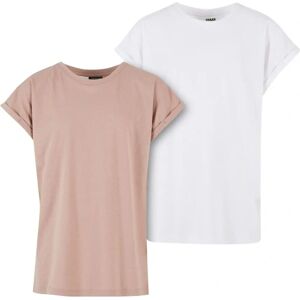 Urban Classics flickor bomull off-shoulder T-shirt - 2-pack Urban Classics flickor bomull off-shoulder T-shirt - 2-pack