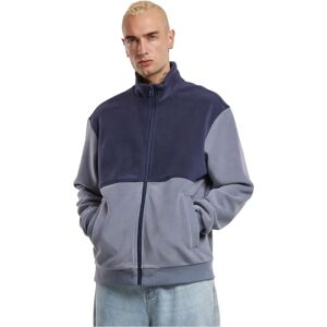 Urban Classics Herren Fleecejacke Navy/Cloudsky - Jacke Urban Classics Herren Fleecejacke Navy/Cloudsky - Jacke