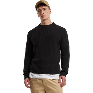 Urban Classics Rib Basic Sweater - L - Casual, Unisex, Sort Urban Classics Rib Basic Sweater - L - Casual, Unisex, Sort