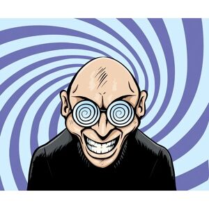 PAPERMOON - Hypno Googles Man - Blau - 2.0x1.5m - Wallpaper PAPERMOON - Hypno Googles Man - Blau - 2.0x1.5m - Wallpaper