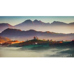 PAPERMOON Neblige Landschaft Wandbild - Bunt, 2,50x1,86 m PAPERMOON Neblige Landschaft Wandbild - Bunt, 2,50x1,86 m
