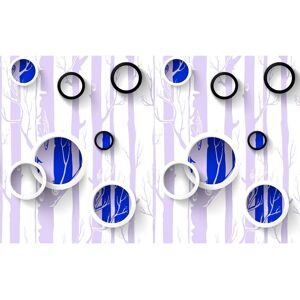 PAPERMOON Wald Muster Wandbild - Wandbild PAPERMOON Wald Muster Wandbild - Wandbild