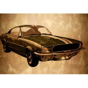 PAPERMOON Oldtimer Tapete - 4m x 2,6m - Bunt PAPERMOON Oldtimer Tapete - 4m x 2,6m - Bunt