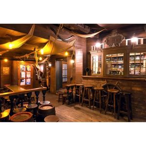 PAPERMOON Alte Schoner Stil Bar Fototapete - Bunt, 4,50m x 2,80m PAPERMOON Alte Schoner Stil Bar Fototapete - Bunt, 4,50m x 2,80m