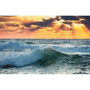 PAPERMOON Wellen-Beach XXL Wandbild - Landschaft Deko PAPERMOON Wellen-Beach XXL Wandbild - Landschaft Deko