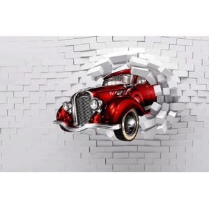 PAPERMOON Vintage 3D Wandbild - Abstraktes Oldtimer XXL Tapete PAPERMOON Vintage 3D Wandbild - Abstraktes Oldtimer XXL Tapete
