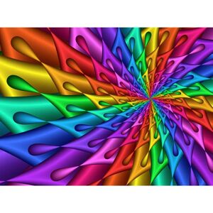 PAPERMOON Fraktal Spiral Abstrakte Tapete - Tapete PAPERMOON Fraktal Spiral Abstrakte Tapete - Tapete