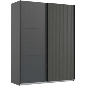 WIMEX Andorra Schwebetürenschrank - schwarz (graphit, akustikpaneel optik graphit) - Schrank WIMEX Andorra Schwebetürenschrank - schwarz (graphit, akustikpaneel optik graphit) - Schrank