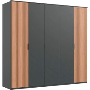 Wimex Tunis Kleiderschrank - Graphit/Artisan Eiche - 225x210x58cm Wimex Tunis Kleiderschrank - Graphit/Artisan Eiche - 225x210x58cm