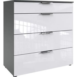 Wimex level36 D Sideboard - grau (korpus graphit, front lack weiß) - Sideboard Wimex level36 D Sideboard - grau (korpus graphit, front lack weiß) - Sideboard