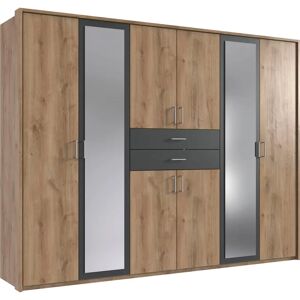 Wimex Diver Kleiderschrank mit Spiegel, Schubladen, 270cm breit - Kleiderschrank Wimex Diver Kleiderschrank mit Spiegel, Schubladen, 270cm breit - Kleiderschrank
