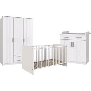 WIMEX Borkum Babyzimmer-Komplettset - Weiß, 70x140cm, Schlafzimmermöbel WIMEX Borkum Babyzimmer-Komplettset - Weiß, 70x140cm, Schlafzimmermöbel