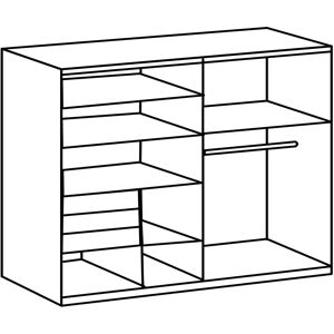 WIMEX Bamberg Kleiderschrank - Spiegeltür, 2-teilig, 180cm, 198cm, 65cm WIMEX Bamberg Kleiderschrank - Spiegeltür, 2-teilig, 180cm, 198cm, 65cm