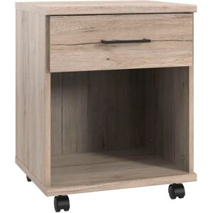 WIMEX Home Desk Rollcontainer - 1 Schublade, Braun, 46x40x58cm WIMEX Home Desk Rollcontainer - 1 Schublade, Braun, 46x40x58cm
