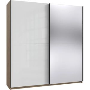 Wimex Mugano Kleiderschrank - Hochglanz Weiß, Artisan-Eiche, Schwarze Griffe - Kleiderschrank Wimex Mugano Kleiderschrank - Hochglanz Weiß, Artisan-Eiche, Schwarze Griffe - Kleiderschrank