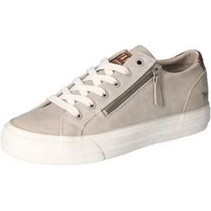 Mustang Grey Lace Up Zip Detail Sneakers - Shoe Mustang Grey Lace Up Zip Detail Sneakers - Shoe