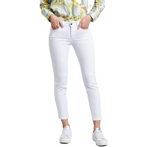 BUGATTI Modell 36 Slim Fit Vita Jeans med Flexcity-Stretch BUGATTI Modell 36 Slim Fit Vita Jeans med Flexcity-Stretch